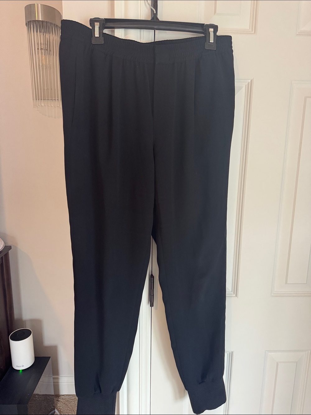 Vince Black Elastic Waist Pants